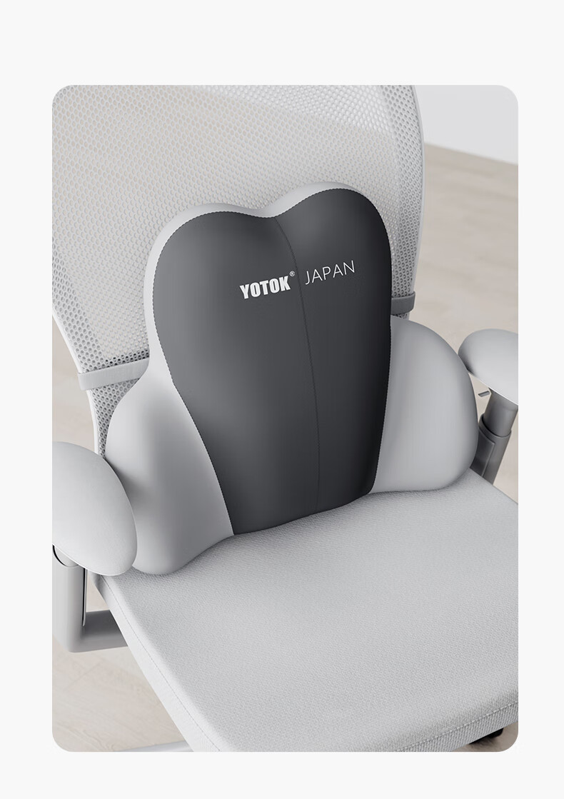 Youtengyouju YOTOK (Japan) Genuine Lumbar Support Cushion for Office, Back Brace for Long Sitting at Work, Waist Support Pillow 8