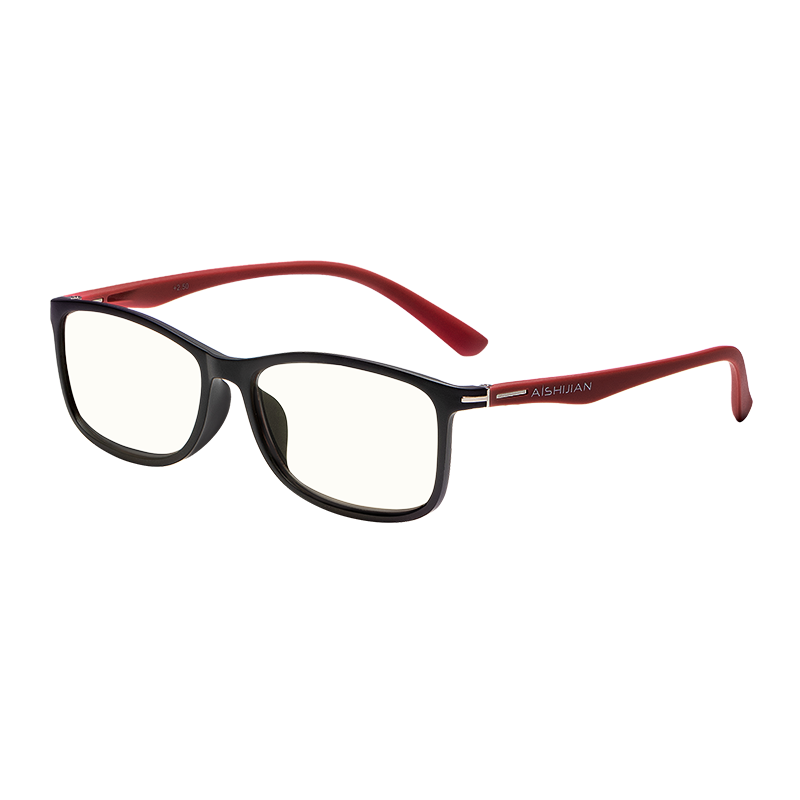 Aishijian Reading Glasses High Definition Anti-Blue Light Fatigue-Resistant Eye Protection Glasses 400 Degrees (Recommended for Ages 75 And Above) Elegant Red