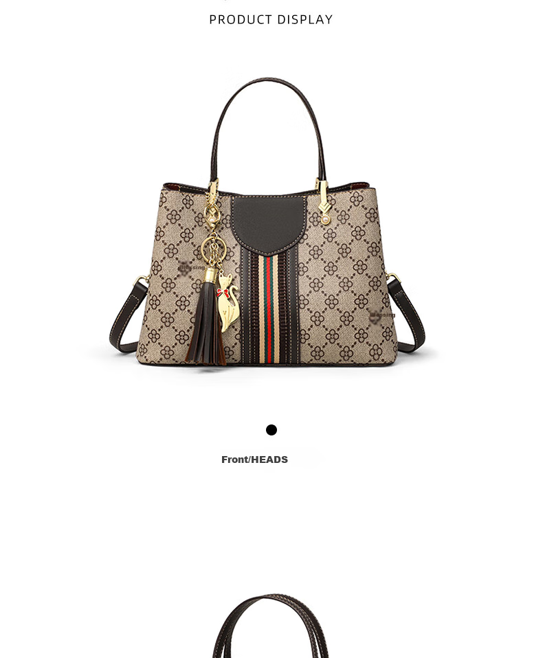 Aiqinghai Handbag, Women's Bag, Large Capacity Tote Bag, Crossbody Shoulder Bag, Light Luxury Brand, Birthday And Mother's Day Gift, Practical Present for Mom 8