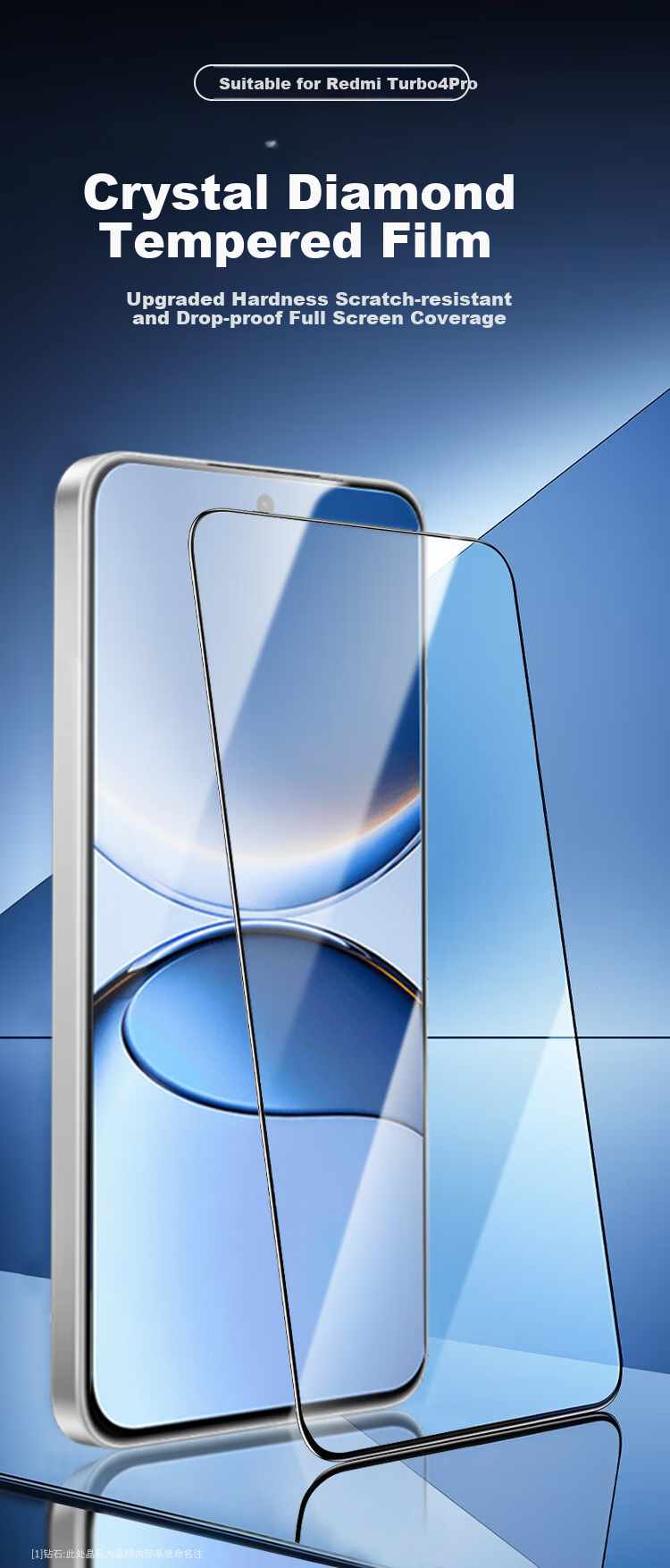 KOOLIFE Tempered Glass Screen Protector for Redmi Turbo 4 Pro And Redmi Turbo 5 Max, Full Coverage High Definition Ultra-Thin Shatterproof Anti-Fingerprint Protective Film 2