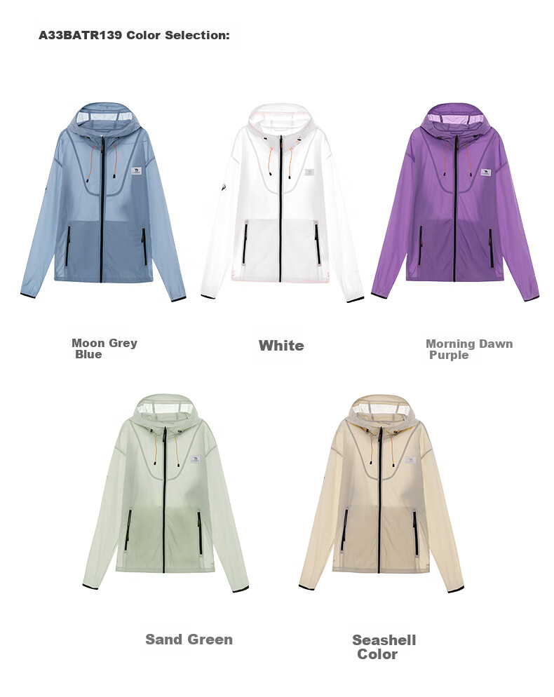 CAMEL Outdoor Sun Protection Clothing, Spring And Summer Style, for Men And Women, UPF50, Cool And Breathable Jacket, Sun Protection Garment, Skin Coat, A33BATR139 6