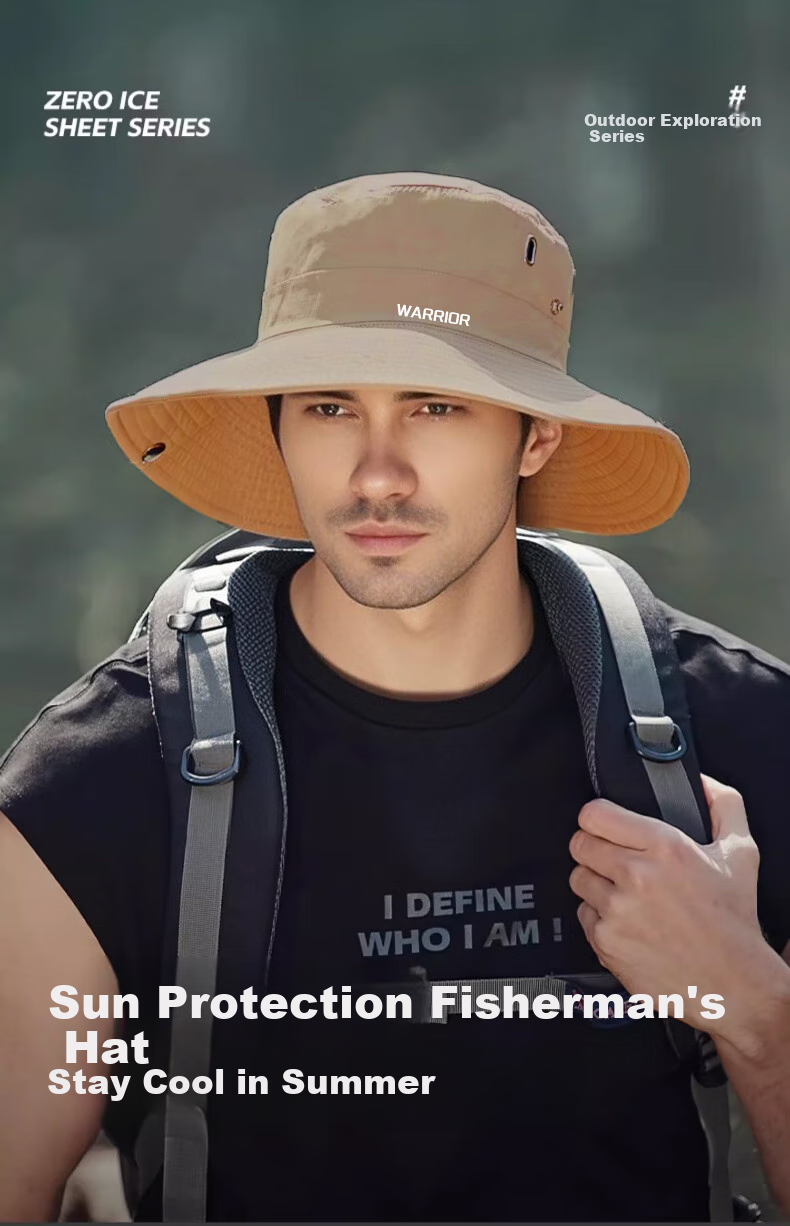 Huili Sun Protection Hat for Men And Women, Quick-Drying Summer Visor Cap, Outdoor Cycling Hiking Hat, Casual UV-Resistant Fisherman Hat, Trendy 5
