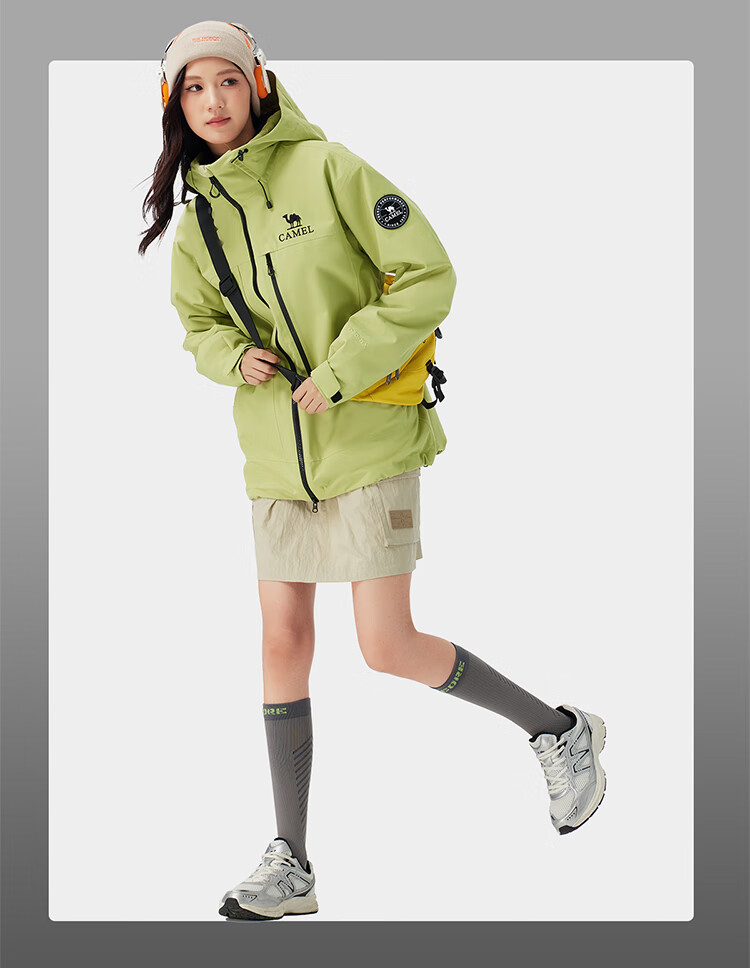CAMEL King Armor Z Series Wang Junkai Same Style Three-in-One 3-in-1 Waterproof Windproof Outdoor Mountaineering Jacket Autumn Winter 2025 19