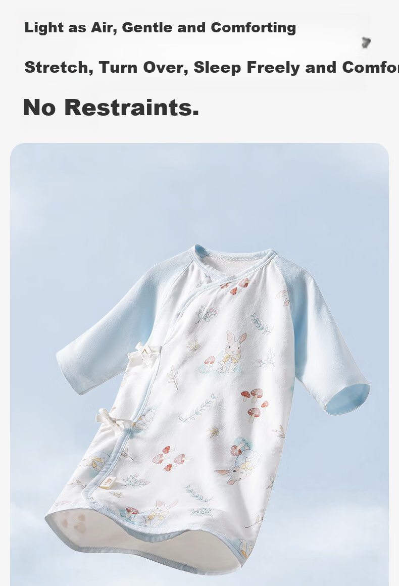 Shiyuejiejing Baby Summer Thin Gauze Romper, Unisex Infant Onesie Bodysuit 17