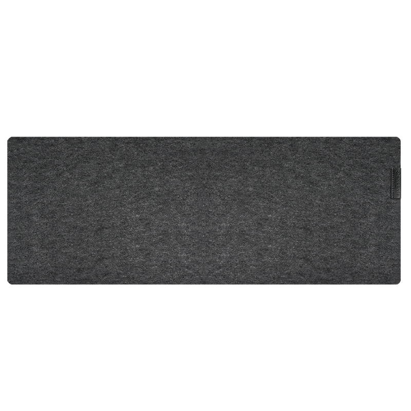 EXCO Large Felt Mouse Pad, Gaming Desk Mat, 800*300 Keyboard Desktop Office Computer Table Mat, Study Desk Pad, Black And Gray 0296
