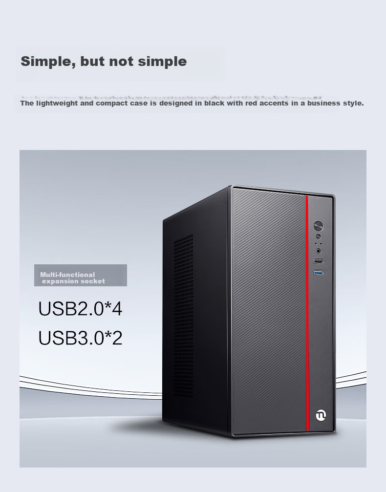 NINGMEI Zhuo I3 14100/16GB RAM Home Office Assembly Computer Tower/UPCdeepseek 3