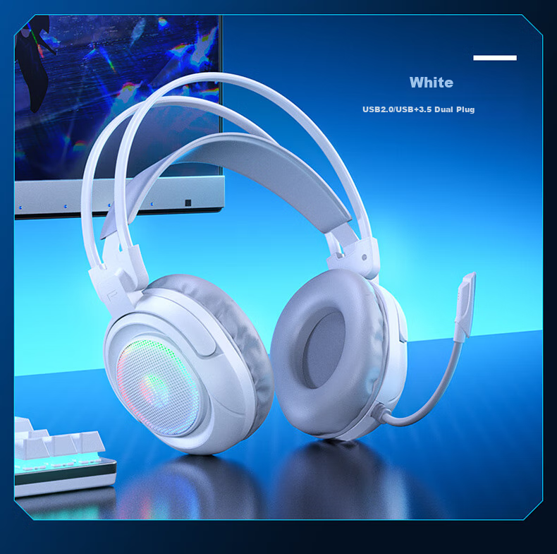 HP Over-Ear Gaming Headset Wired Headphones with Microphone Computer Headset for Smooth Play, Delta Action FPS Games Sound Positioning Black Standard Model 5