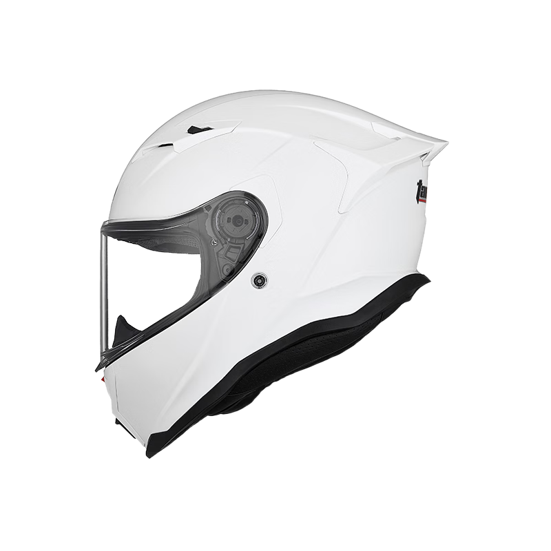 Tanked Racing Motorcycle Full Face Helmet Unisex 3C Certified Electric Vehicle Safety Helmet 153 White 4XL Extra Large Size