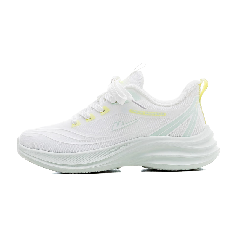 Huili Women's Mesh Sneakers, Breathable And Lightweight Running Shoes, Casual Shoes for Women WXY4074 White-Green Size 36