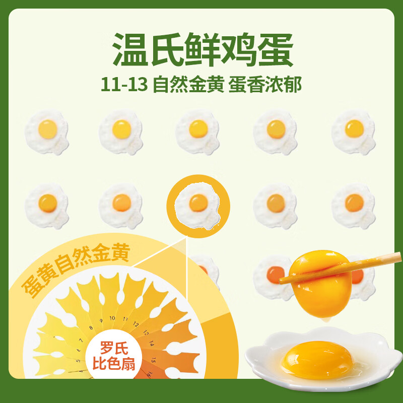 温氏供港杂粮玉米鲜鸡蛋30枚/3斤 玉米喂养 生鲜鸡蛋  牛奶早餐搭档