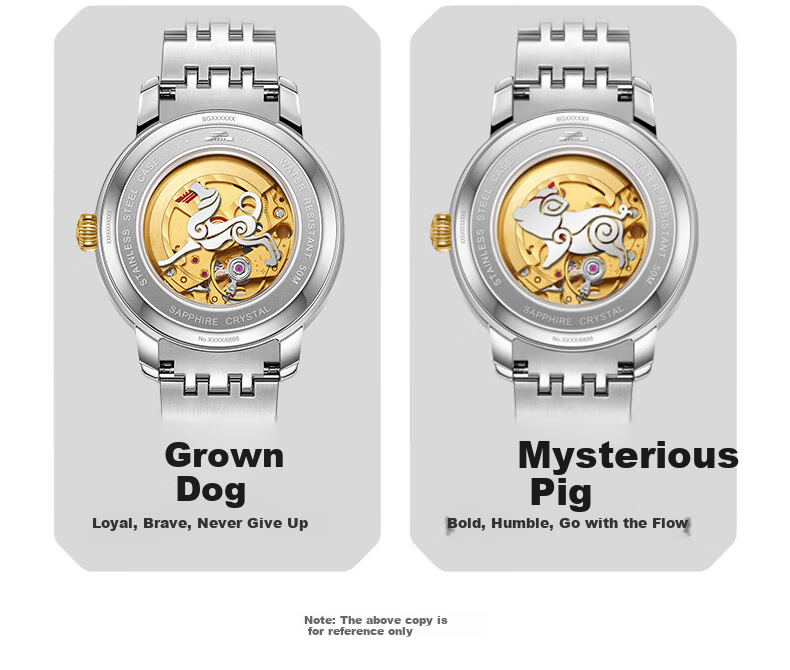 Beijing Watch, Men's Fully Automatic Mechanical Watch, Twelve Zodiac Signs, Hongxing National Watch, Birthday Gift for Me 16