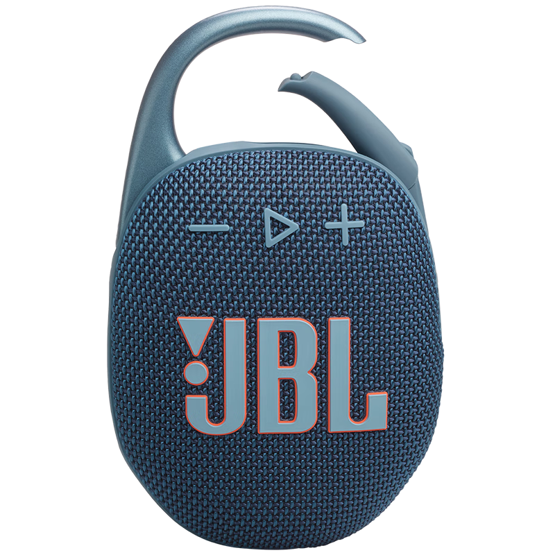 JBL CLIP5 Music Box Fifth Generation, Bluetooth Speaker, Outdoor Portable, Clip-On Speaker, Subwoofer, Gift Speaker, Gift for Friends, Jazz Blue