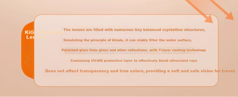 Kigo 2025 Children's Polarized Sunglasses, UV Protection, Children's Day Gift, Sunset Orange (Ages 3-6) 10