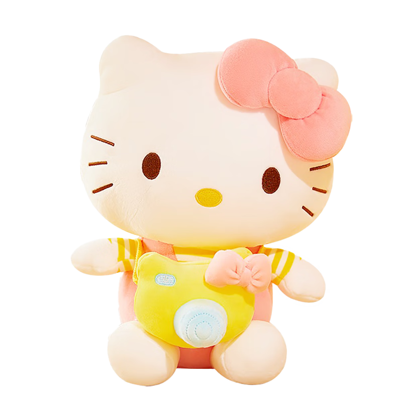 Hello Kitty Sanrio Plush Toy Doll Stuffed Animal Pillow Decoration Birthday Gift for Girls 40cm Cat Doll