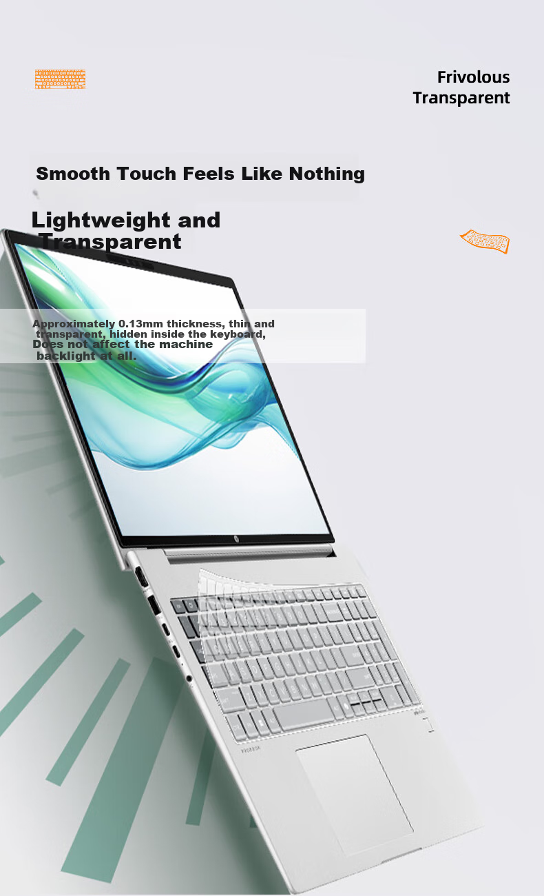 Jiasu HP Zhan 66 Seventh Generation/eighth Generation, 2025/24 Model Keyboard Protector, Anti-Blue Light Screen Film, 16-Inch Laptop Protective Film Set, One Complete Set Saves Time And Effort 4