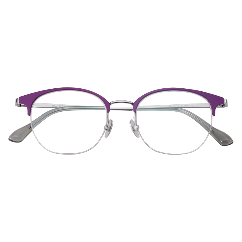 ARNO FOCUS ON YOUR EYES Imported Anti-Blue Light Women's High-Quality Pure Titanium Glasses, Purple Fashionable Youthful Reading Glasses for Mom, Gift E209Z