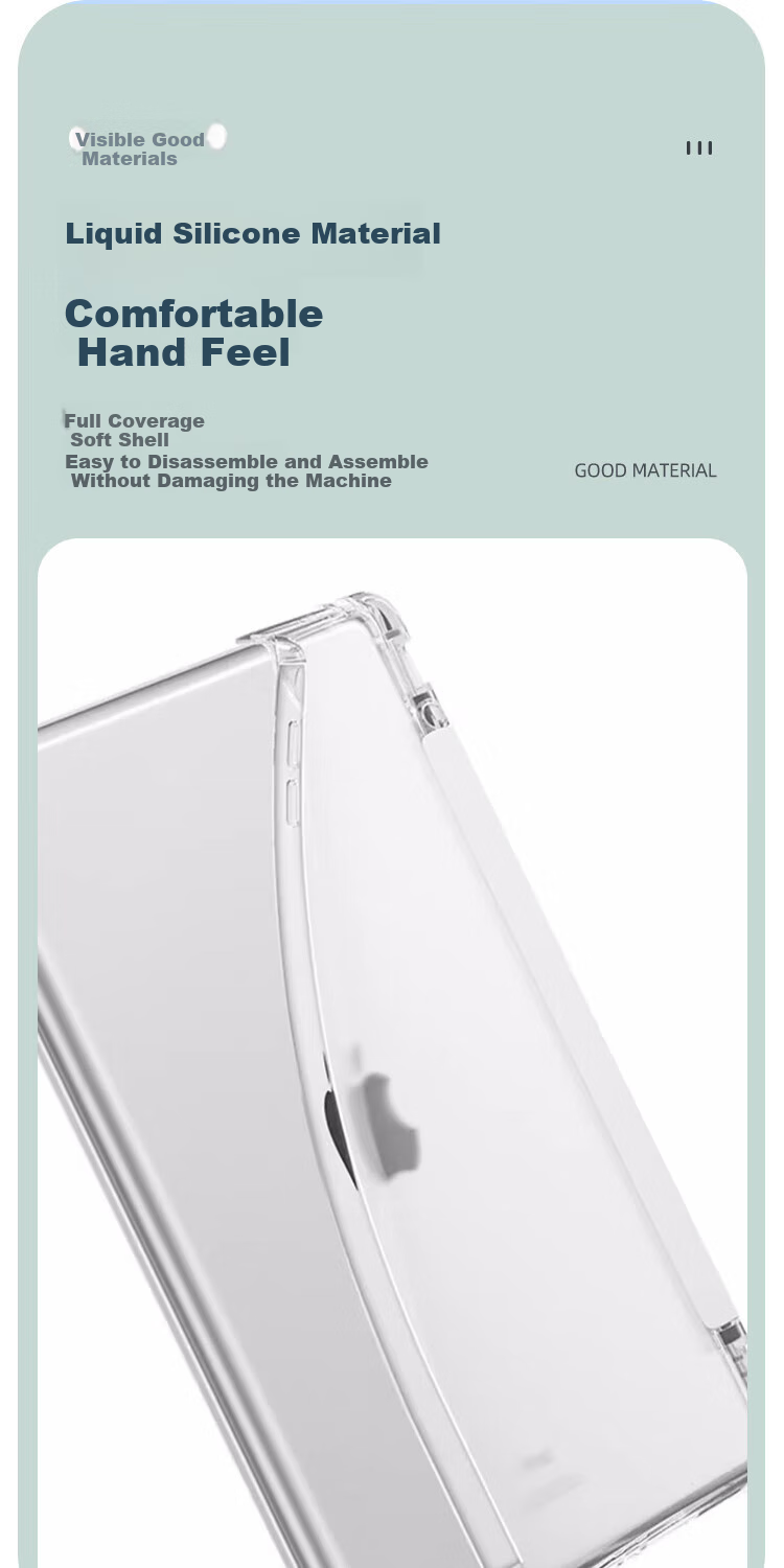 JPLAYER Protective Case for Apple IPad Pro 2025, Compatible with 13-Inch 2024 M5/M4 Models, with Pencil Holder, Transparent Tri-Fold Stand, Sleep/Wake Function, Full Coverage, Lavender 4