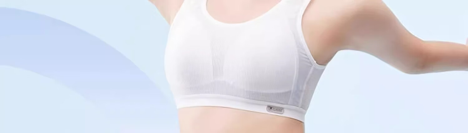 MiiOW Stage 2 Vest Bra for Middle and High School Girls, Youth Development, Summer Thin Pink XL 2