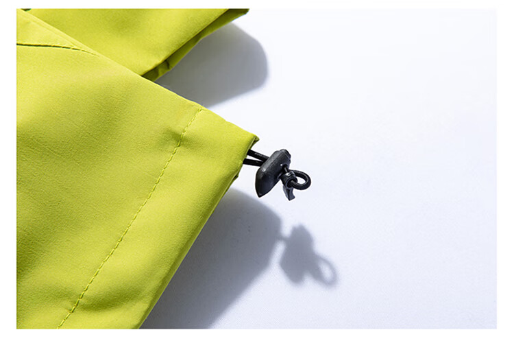 JEEP SPIRIT Men's Spring And Autumn Jacket, Casual Waterproof Sports Hiking Coat for Couples, Fluorescent Green, Size L 17