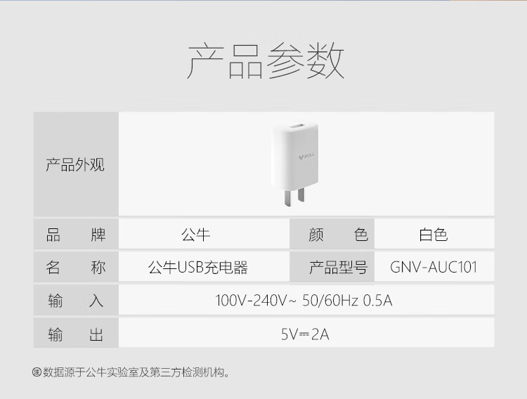 BULL 5V-2A USB Charger, Power Adapter for Apple And Android Phones, Compatible with IPhone 14/SE2/13/iPad Tablets And Headphones 3