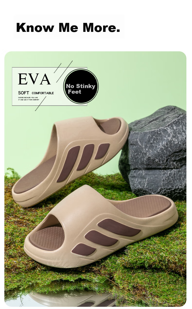 YUZHAOLIN Men's Slippers, Fashionable Sports Beach Outdoor Wear, Comfortable Sandals, YG122, Black, Size 42-43 8