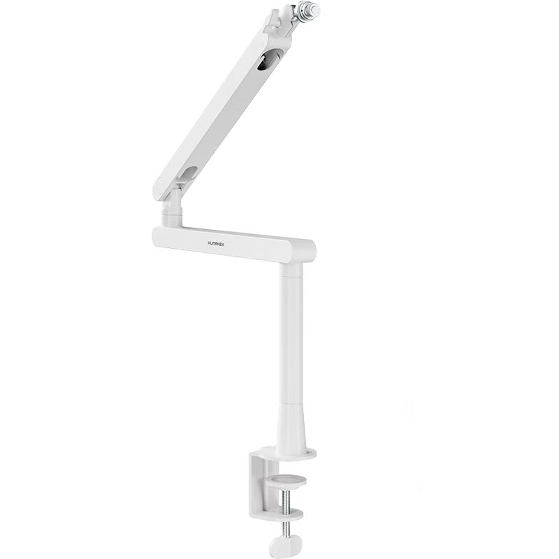 HUMANEX Microphone Stand, Suspended Arm Desktop Stand, Anchor Live Streaming Speaker, 3kg Load Capacity, Three-Stage Foldable Omnidirectional Live Streaming Mic Stand, AX-3G