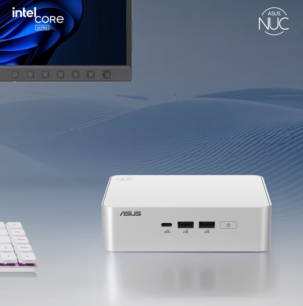 ASUS NUC15 Pro+ Mini PC National Subsidy High-Performance OpenClaw AI Office Desktop Computer (Ultra9-285H 32GB 1TB Win11) 1