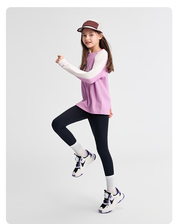 BALABALA Balaone Girls' Leggings, Children's Pants, Autumn Quick-Dry Tight-Fitting Pants, 208325123002 9