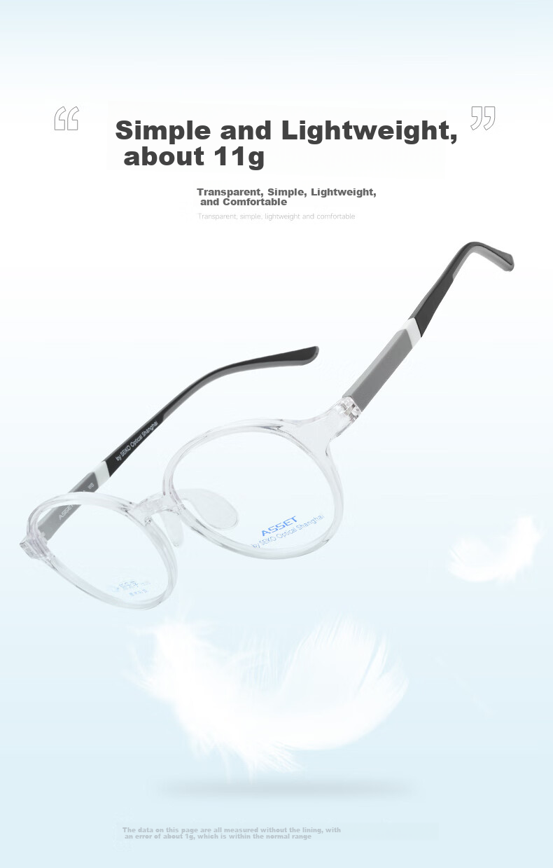 SEIKO ASSET Series Eyeglass Frames, Selected for Teenagers And Students, Myopia Glasses Frame AK0093 WB, 48mm 7