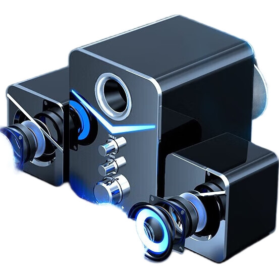 Компьютерная акустика SADA D-221 2.1 Bluetooth, USB, колонки для телефона, мультимедиа, домашние, настольные, мини-сабвуфер