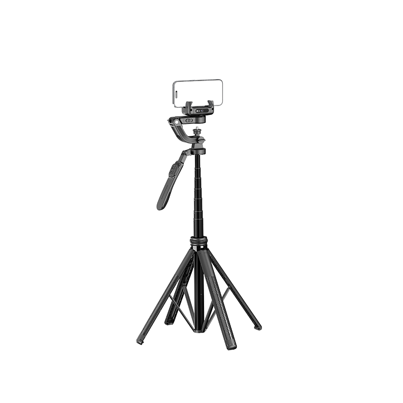 SUOYING [Over 100K Sold] Selfie Stick Gimbal Stabilizer, All-In Shooting Device, Portable Travel 360-Degree Rotation Anti-Shake Three-Axis Phone Stand, Shooting Floor Stand for Live Streaming
