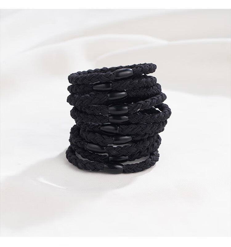 CHIMERA 10 Pieces High-Elasticity Non-Binding Durable Hair Ties Practical Hair Bands Bun Holders Elastic Hair Bands Hair Accessories 4