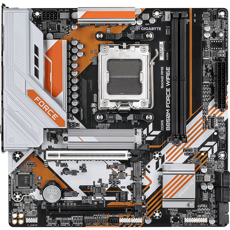 GIGABYTE Eagle B850M FORCE WIFI6E Motherboard DDR5 Supports AMD CPU AM5 9700X 9950X 9900X 9600X