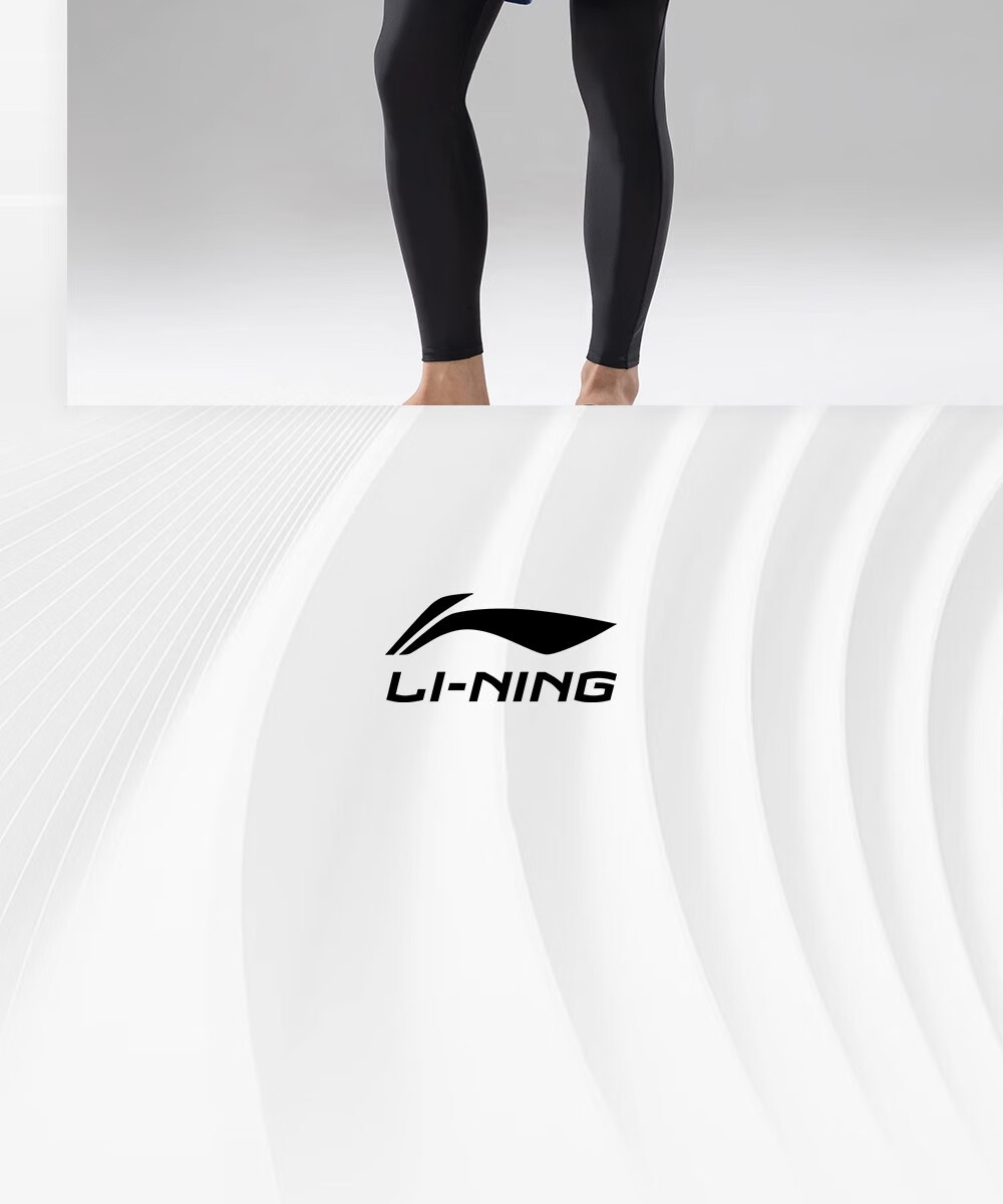 Li-Ning Jellyfish Suit Men's Swimwear Snorkeling Set Spring Autumn Warm Long-Sleeve Long Pants Large Size Swim Trunks Men Full-Body Diving Suit 22