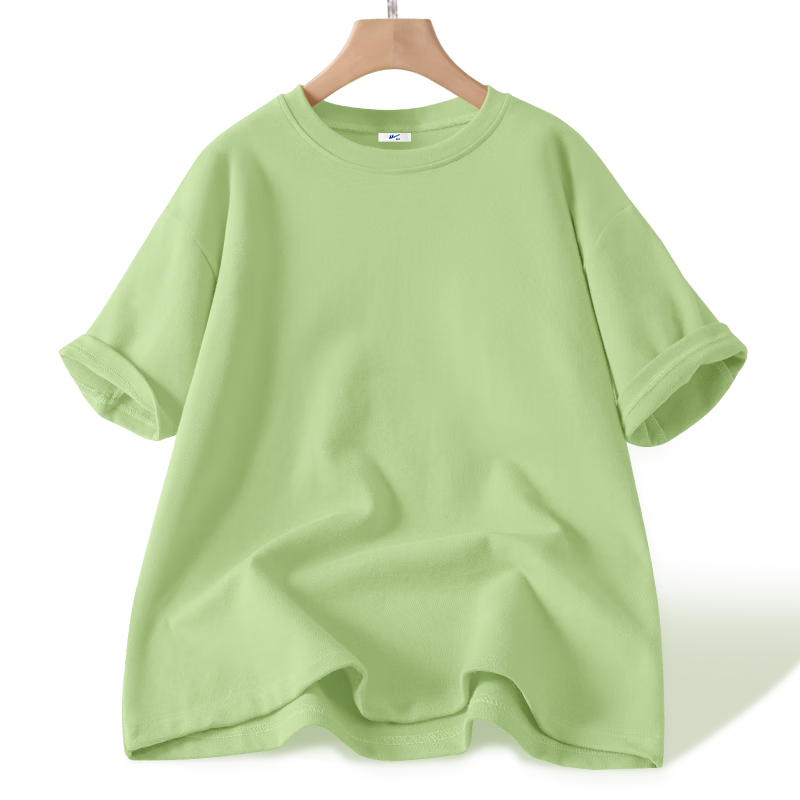 Warrior Women's Short Sleeve T-Shirt 2026 New Summer White Regular Shoulder Plus Size Loose Pure Cotton Tee