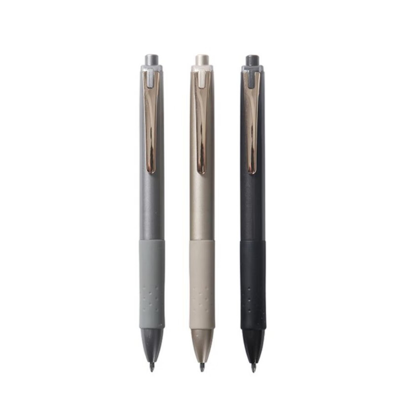 M&G Retractable 0.7mm Gel Pen, Carbon Ink, Large Stroke Signature Pen, Business Office Bullet Tip Quick-Drying Pen, Black, 10 Pens/box, 1 Box H8209