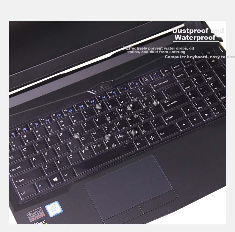 Jiasu Keyboard Protector for Thunderbolt 911X Dragon Hunter/911Air Xuanwu5 Ares S8 15.6-Inch Laptop Keyboard Cover, Invisible High Transparency Film 4