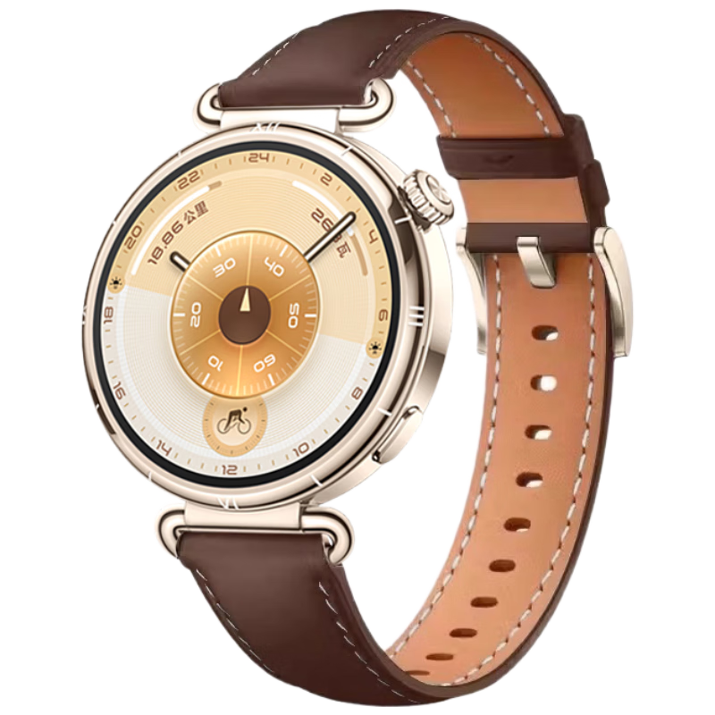 Watchbond Leather Strap Compatible with Huawei Watch GT5/6, Women's Style for 41/42mm New Models, Official Same As GT4 And GT5 Pro, Smart Fashion 18mm Band for Wome
