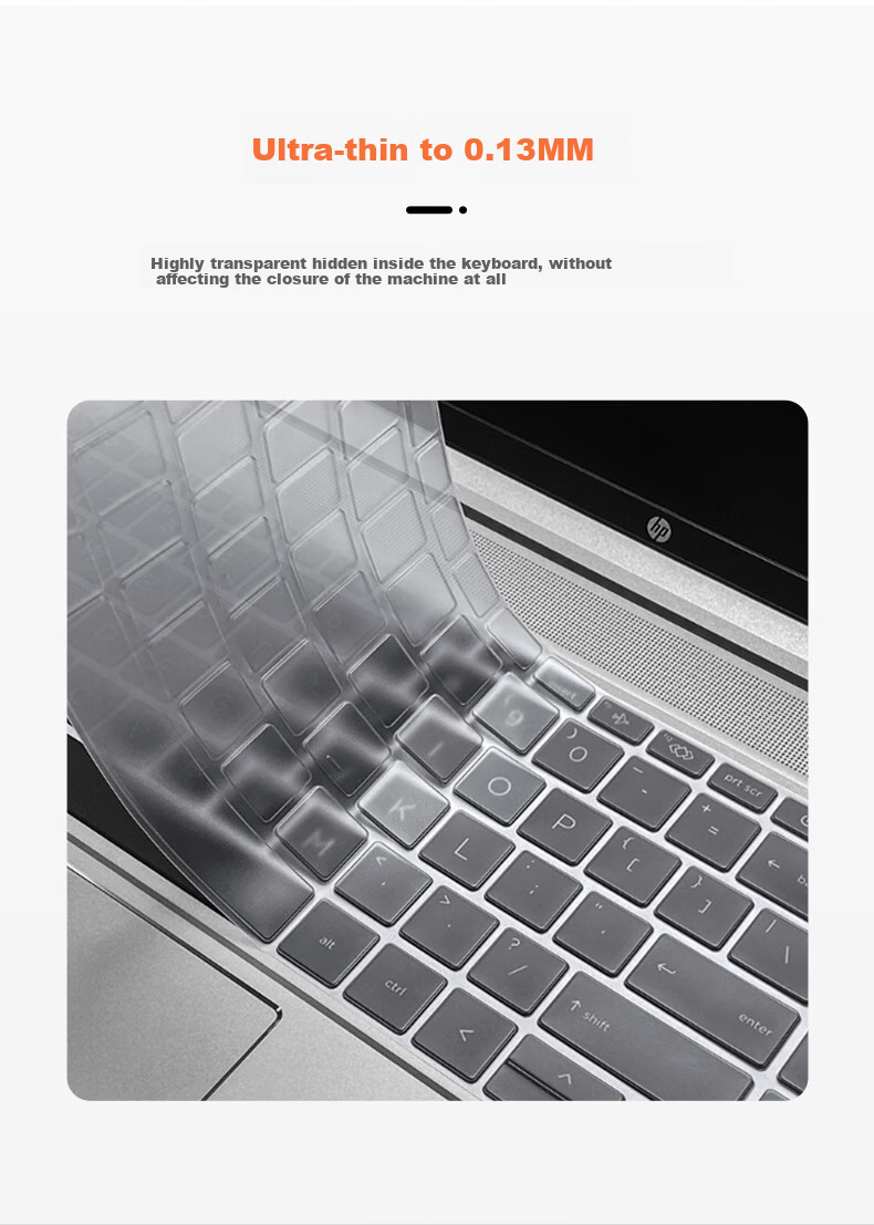 ECOLA Zhan66 Seventh Generation 16-Inch Core/Ryzen Edition Keyboard Cover, Zhan99 2024 Model Laptop Keyboard Protective Film, TPU Ultra-Thin Transparent Waterproof Dust Cover EH028 3