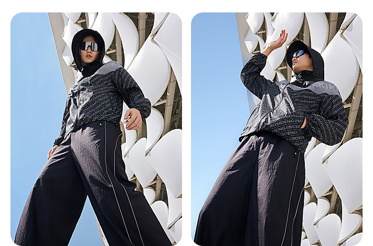 BOSIDENG Sun Protection Jacket for Men, Summer Outdoor Cool Couple Style Fishing Wear with Printed UV Protection Breathable Coat 11