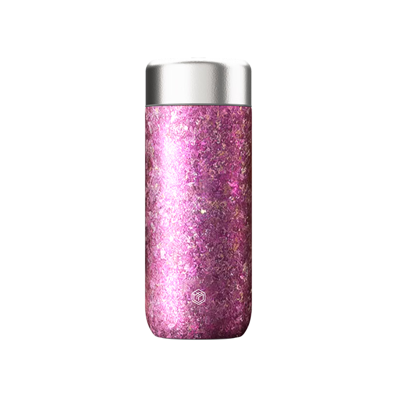 JD Original Titanium Health Insulated Cup, Pocket Cup [Inner And Outer Pure Titanium], High-End Gift Water Bottle for Men And Women, Pink, 270ml