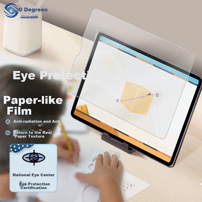 PERFECTSIGHT Paper-Like Film for Apple IPad Pro, Eye-Friendly Drawing And Writing Protective Film, Anti-Glare Screen Protector [For IPad Pro 2018-2022 Models], 12.9 Inches
