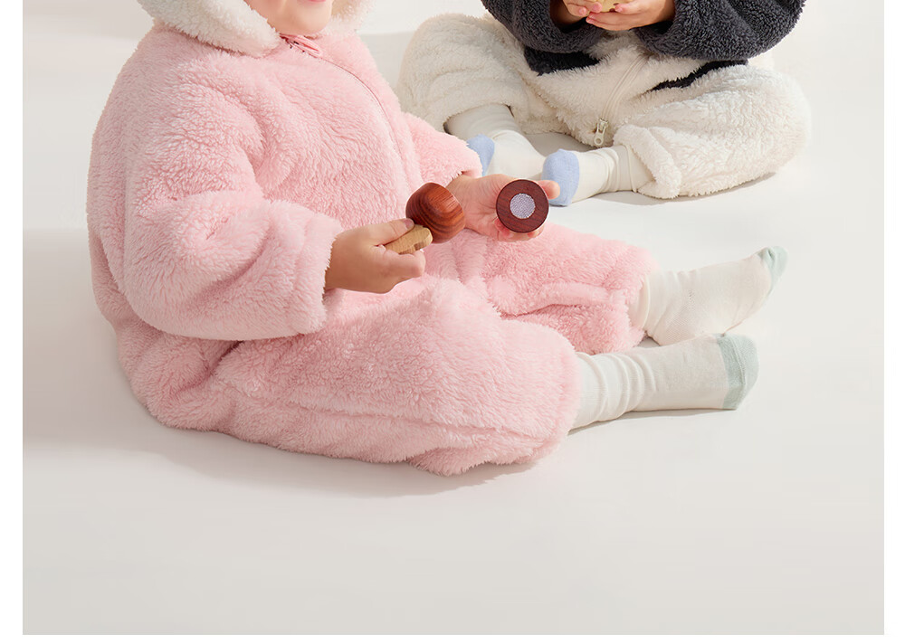 Betis Baby Clothes Autumn Winter Thickened Fleece Lined Warm Unisex Infant Romper Jumpsuit Winter Outdoor Crawling Suit 24