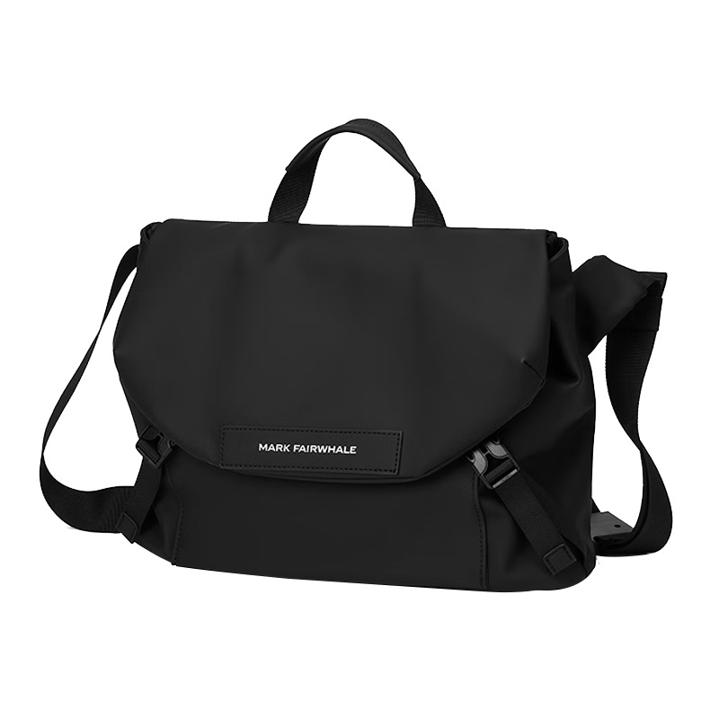 MARK FAIRWHALE Men's Crossbody Bag Shoulder Bag 12-Inch Tablet IPad Simple Messenger Backpack Large Capacity Commuter Bag Messenger Bag