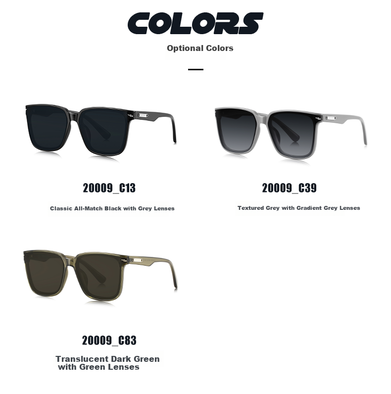 Chaersitaoxin Men's Sunglasses, Driving UV Protection, Anti-UV Sunglasses, Large Frame GM Style, Outdoor Travel CJ20009 Back to School 7