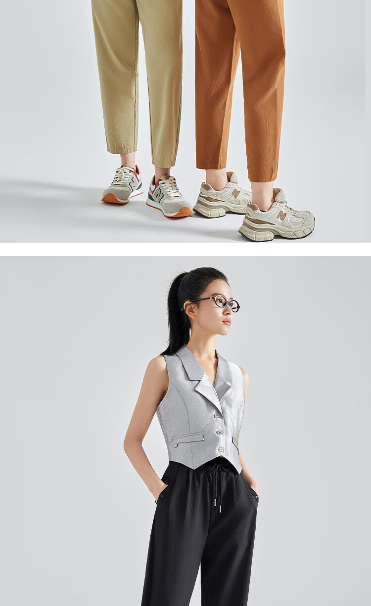 LangSha Straight-Leg Pants for Women, 2025 Summer New Fashion Loose Casual Pants, Lightweight Breathable Carrot Pants 17