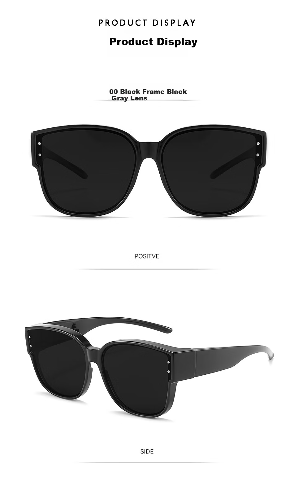 DRATRA Sunglasses Clip-On for Men And Women, Compatible with Prescription Glasses, for Driving, Fishing, And Sun Protectio 7