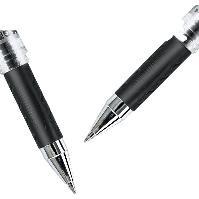 Гелевая ручка M&G GP1111A, 0.7 мм, черная, большая емкость, 12 шт.
