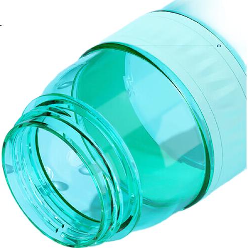 Бутылка для воды BOTTLED JOY Dundun Limited Edition, большая емкость, термостойкая, с лямкой, 750 мл, Зеленый монстр