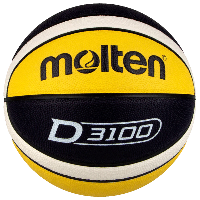 Molten Basketball Size 6 Women's Elementary And Middle School Students PU Rubber Inner Liner B6D3100-YB Competition Training Entertainment D3100